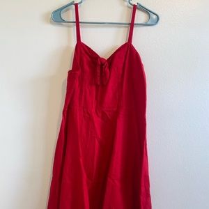 Red old navy cami dress